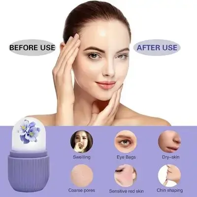 1pc Ice Roller for Face and Eye - Purple