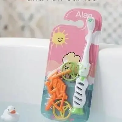 Children’s Soft Toothbrush Set with Toy