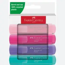 Faber Castell highlighter pastel colors 4 pcs