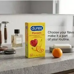 durex flavours coloured and flavoured condoms _ 12 condoms