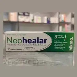 Neohealar cream helps to relieve the symptoms of hemorrhoids with aloevera 30g