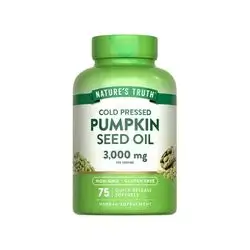 Nature's Pressed Pumpkin Seed Oil 3000mg