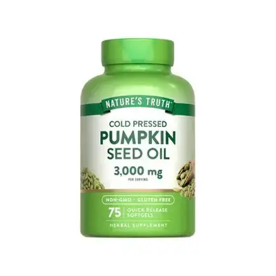 Nature's Pressed Pumpkin Seed Oil 3000mg