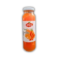 Hamco Orange Carrot Juice Glass Bottle 200ml