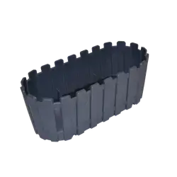 Akasya Balcony Flower Pot 30 Anthracite