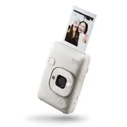 Fujifilm Instax Mini LiPlay Hybrid Instant Camera Set (Stone White)