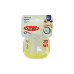 Babyland Silicone Nipple Bpa Free 0-6M