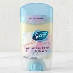 Secret aluminium free dedorant rose water
