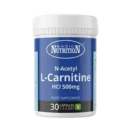 L-Carnitine 500mg 30Cap _ BASIC NUTRITION