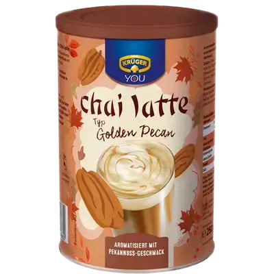 Krüger Golden Chai Latte Pecan Nut – 250 g