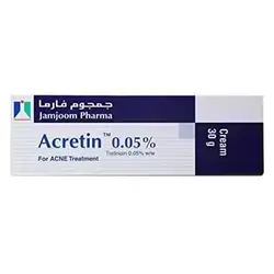 Acretin 0.05% cream for acne treatment