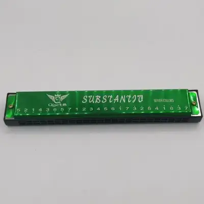 Metal Harmonica Musical Instrument Kindergarten Children Making Sounds (Green)