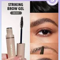 SHEGLAM Striking Brow Gel-Ebony Waterproof Eyebrow Gel