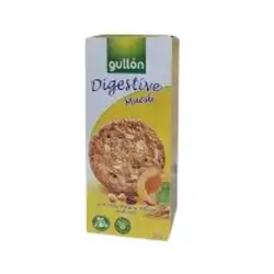 Oat biscuits with peach caramel and apricot jollon