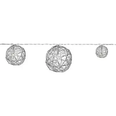 Garland 90Cm 8Led Lıghts Sılver Clr