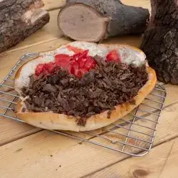 Local Meat Sandwich In Turkish Samoon