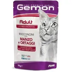 Gemon Adult Cat Chunkies with Beef and Vegetables 100 g