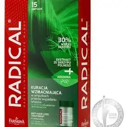 RADICAL line with horsetail extract for weak and falling out hairStrengthening anti-hair loss treatment in ampoules