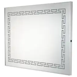 Rectangular Led Lighted 60X80 Anti-Fog Mirror