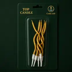 Golden candle