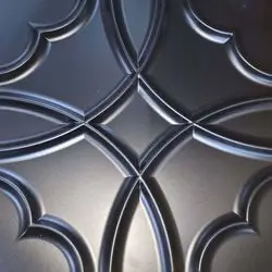 3d Wall Panels Matt Black D149