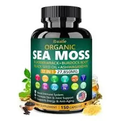 Organic Sea Moss 12 in 1 27,850mg 150 Capsules