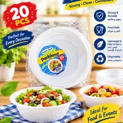 Packland plastic Bowl 20pcs 500cc