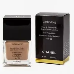 Chanel Fluid Foundation SPF20 SUBLI' MINE EXACT CHAMPAGNE MAKE UP ALL Shade 75ml#102