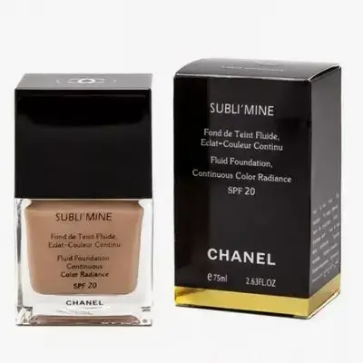 Chanel Fluid Foundation SPF20 SUBLI' MINE EXACT CHAMPAGNE MAKE UP ALL Shade 75ml#102