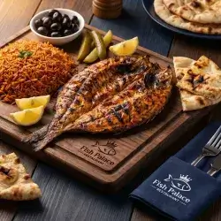 Grilled Fish In Tandoor Plate