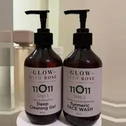 Glow With Rose 11011 Two-Step Face Wash Set