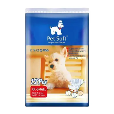 Pet Soft Female Diapers - XXS