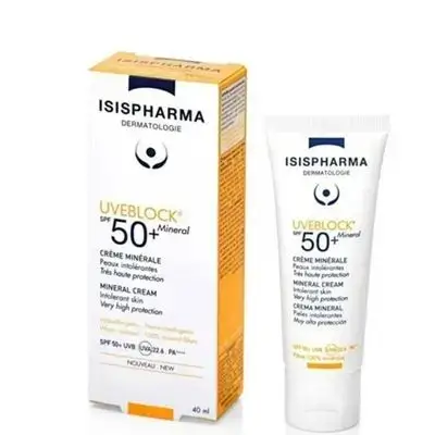 ISIS PHARMA UVEBLOCK INVISIBLE MINERAL CREAM SPF50+ - 40ML