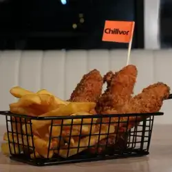 3 Pieces With Fries