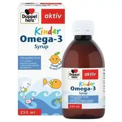 Omega-3 kinder syrup 250 ml dopple herz