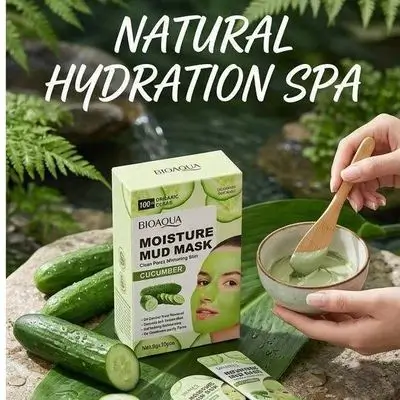 BIOAQUA Moisture Mud Mask Cucumber – 8g x 10pcs