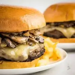 Swiss Mushroom Burger