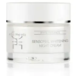 gli elementi sensorial whitening night cream
