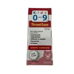 K.i.d.s 0 - 9 Throat Ease Syrup 100ml