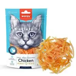 Wanpy/ Soft - Oven - Roasted / Chicken/ Jerky- Strips (80g)