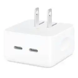 Apple Dual USB-C Port 35W Compact Power Adapter