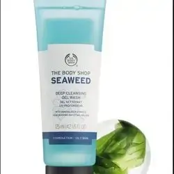 The body shop seaweed deep cleansing gel wash combination to oily skin 125ml