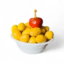 Large Turkish Yellow Olives - (500 grams)