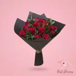 Bouquet Flowers- Red