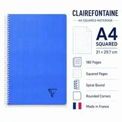 Clairefontaine A4 Grid Notebook – 180 pages – 90 gsm