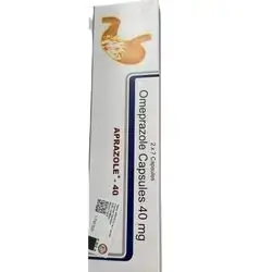 Aprazole -40 40mg Omeprazole 14 capsules ajanta