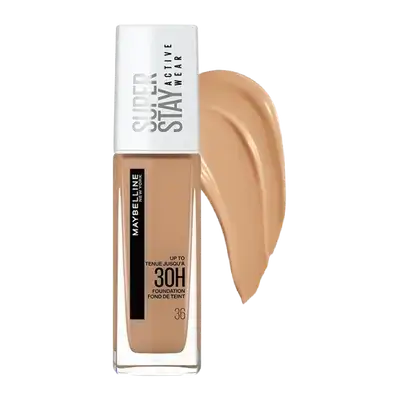 Super Stay Active Wear Up To 30H Foundation 36 WARM SUN 30ml _ MAYBELLINE NEW YORK
