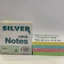 SILVER STICK PAPER Notes 250 SHEETS