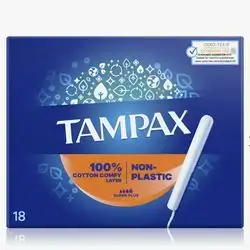 Tampax cotton comfy super plus