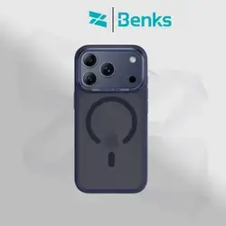 BENKS Lucid Armor Magnetic Phone Case for iPhone 17 Pro Max - Deep Blue